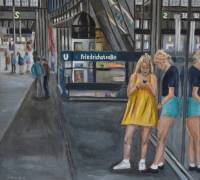 Friedrichstra&szlig;e - 80x80cm